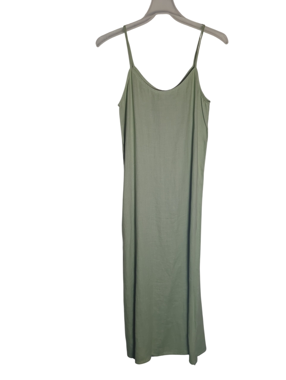Vintage Women's Maxi‎ Slip Dress 100% Linen Y2K 90s  Cottagecore Milkmaid Large